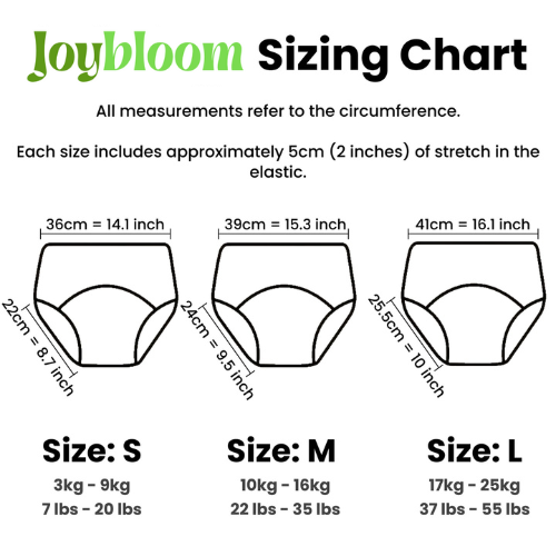 JoyBloom® Potty Training Designed Underwear