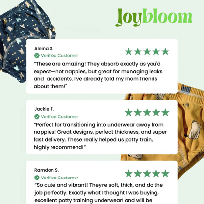 JoyBloom® Potty Training Designed Underwear
