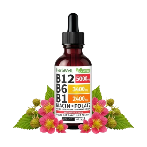 HerbWell Organic B12 Support Drops
