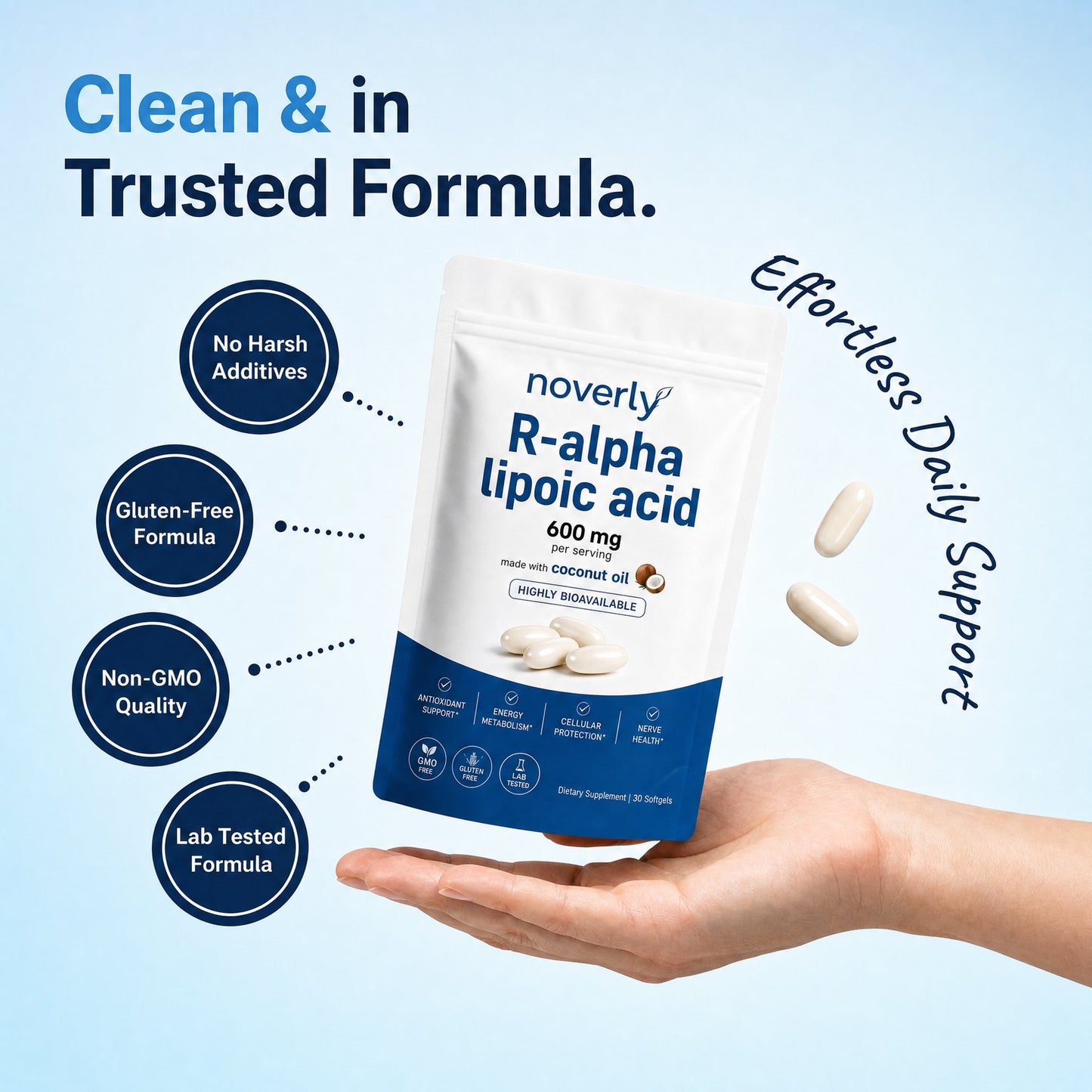 HerbWell® Pure R-Alpha Lipoic Acid
