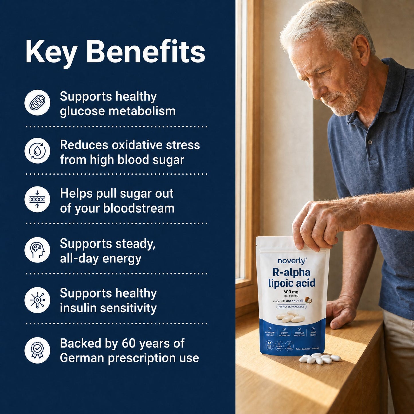 HerbWell® Pure R-Alpha Lipoic Acid